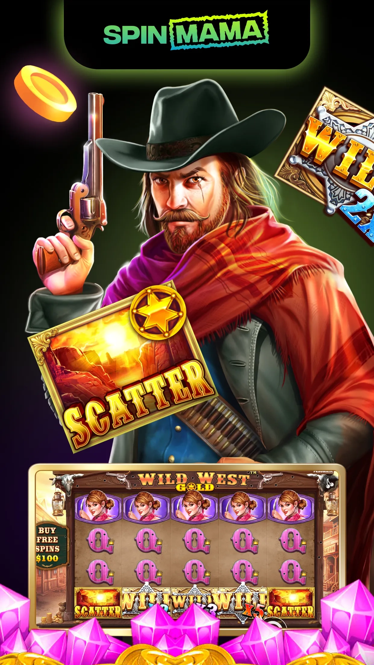 SpinMama Spielerkonto mit Bonus-Stack